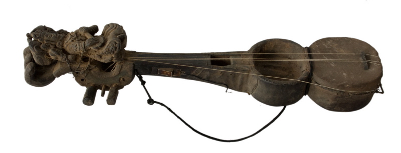Instrument De Musique Commencant Par N Ancien luth Dranyen Tungna Sgra-Snyan Saraswati instrument musique