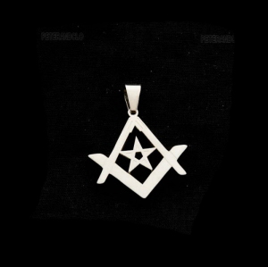 PENDENTIF COMPAS ET EQUERRE FRANC MACONNERIE MACON 8322 J37