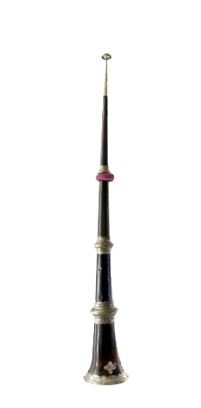 DUNG CHEN RADONG TROMPE APPEL BOUDDHISME NEPAL 119 CM B