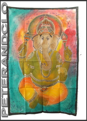 BATIK GANESH ELEPHANT 115x 74cm PETERANDCLO 09