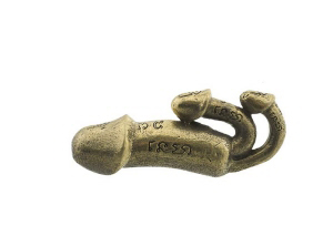 AMULETTE THAI PALAT PALAD KHIK PHALLUS LINGA PORTE BONHEUR AMULET F74