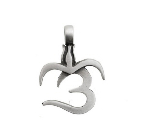 PENDENTIF OM AUM HINDOU ETAIN PORTE BONHEUR PROTECTION 6551 J18