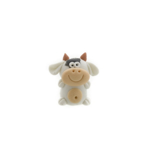 MINI VACHE FIGURINE EN PATE POLYMERE FAIT MAIN PETERANDCLO 7273