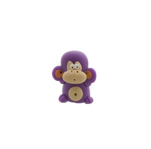 MINI SINGE GARCON FIGURINE EN PATE POLYMERE FAIT MAIN PETERANDCLO 7276