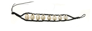 BRACELET FIL TRESSE AVEC CAURIS BRESILIEN B12D