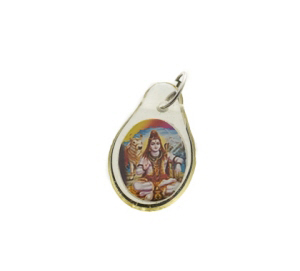 MEDAILLE LORD SHIVA ET HANUMAN DIEU HINDOU 6167