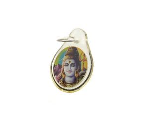 MEDAILLE LORD SHIVA ET HANUMAN DIEU HINDOU 6175