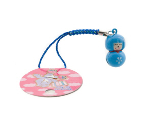 BIJOU DE PORTABLE CLE USB POUPEE KOKESHI JAPONAISE GRELOT CLOCHETTE 6732