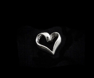 PENDENTIF COEUR AMOUR LOVE EN ARGENT 925 PETERANDCLO K70 6931