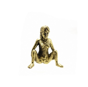 AMULETTE PHALLUS FERTILITE FEMME NUE PORTE BONHEUR D12