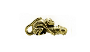 AMULETTE ZIZI AMULET PHALLUS SINGE PALAT PALAD KHIK D5