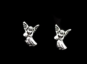 BOUCLES OREILLES FEE OU ANGE ARGENT 925 PETERANDCLO K74E