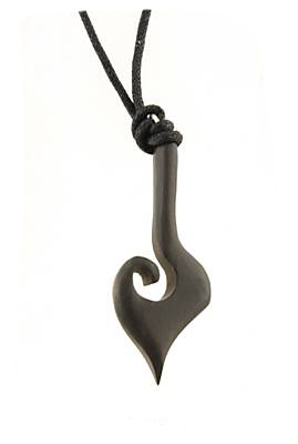 PENDENTIF TRIBAL EBENE CELTE MAORI PETERANDCLO A10