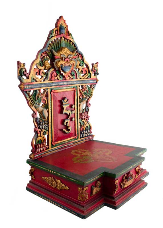 LENFUN Autel Bouddhiste, Bouddha Étagère Statue Stand Bois Meubles Bouddha Autel Étagère Bouddhiste, Statue Vitrine Bouddhiste Fournitures pour La Décoration Intérieure