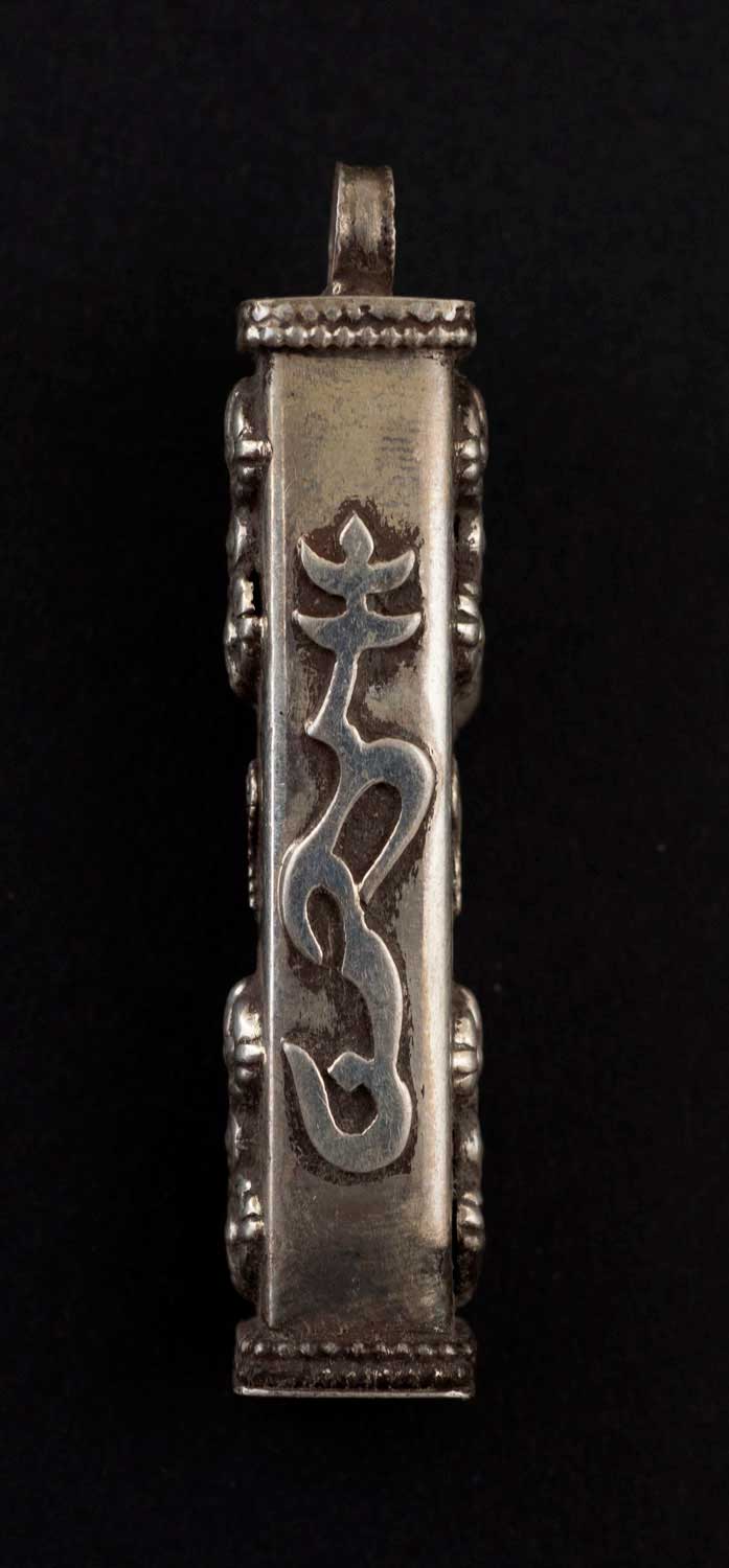 Arabian ~ Cheval Collier Pendentif Chaîne Verre Tibet bijoux argent