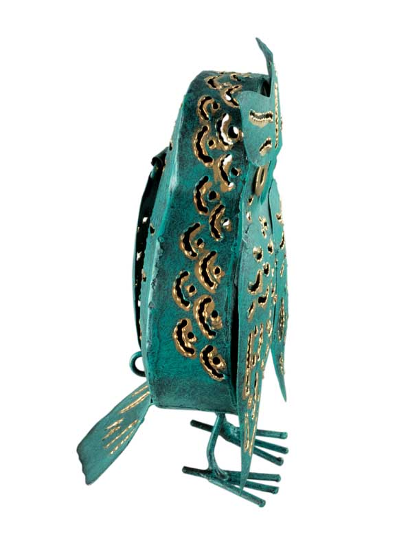 SEABABOO Hibou Décoration De Jardin En Métal Rouillé 35 X 22 CM Silhouette De Hibou En Métal Décorations De Jardin En Forme De Hibou Rouillé Pour Terrasse Balcon