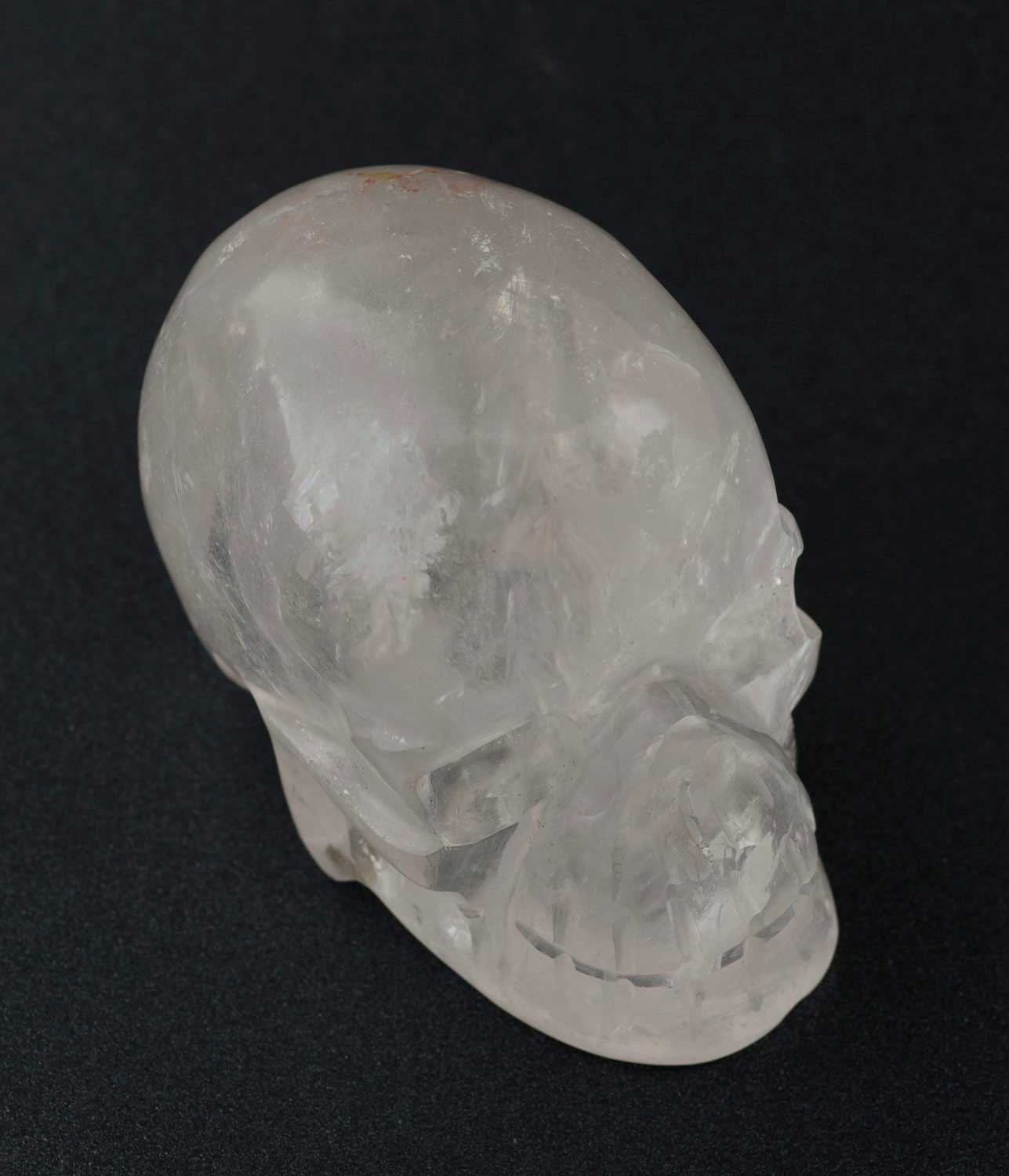 Crâne de cristal de roche forme extraterrestre – Crystal Skulls Shop