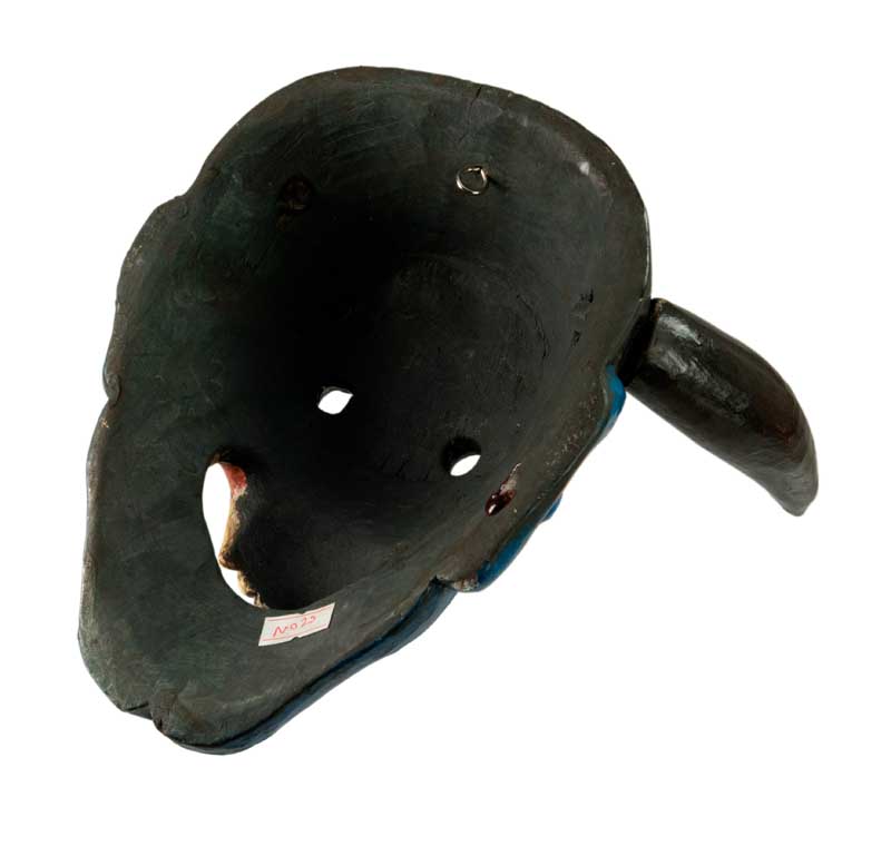 Masque Japonais Oni Hannya Demi-visage, Masque De Démon