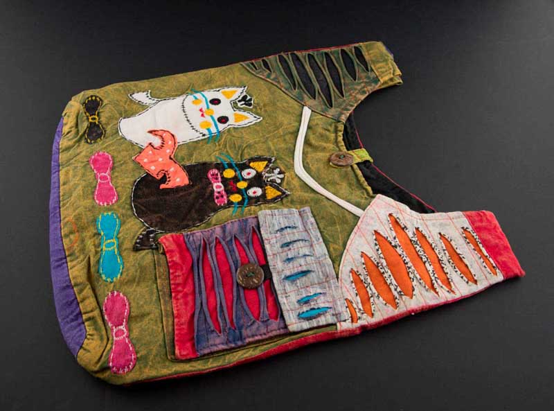 Sac à main ethnique Gibeciere Bandoulière Hippie Baba Cool Plage Fait main 8570