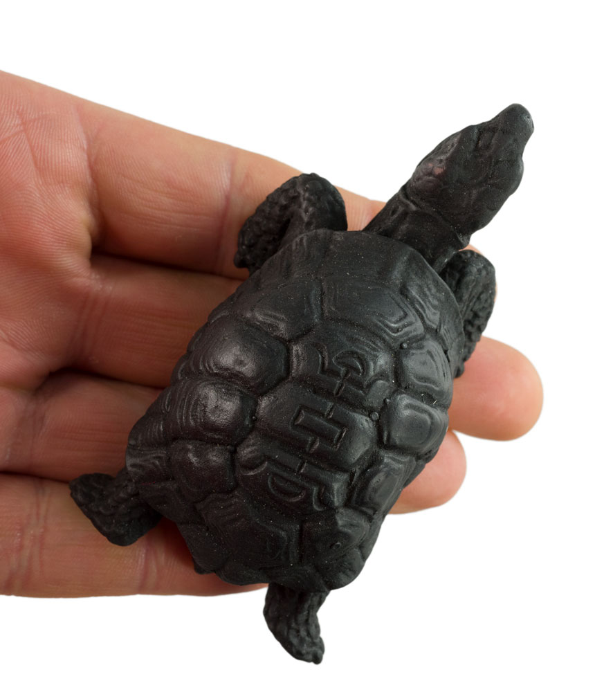 Figurine Tortue En Famille Résine Italienne Fait Main Déco Maison Unique