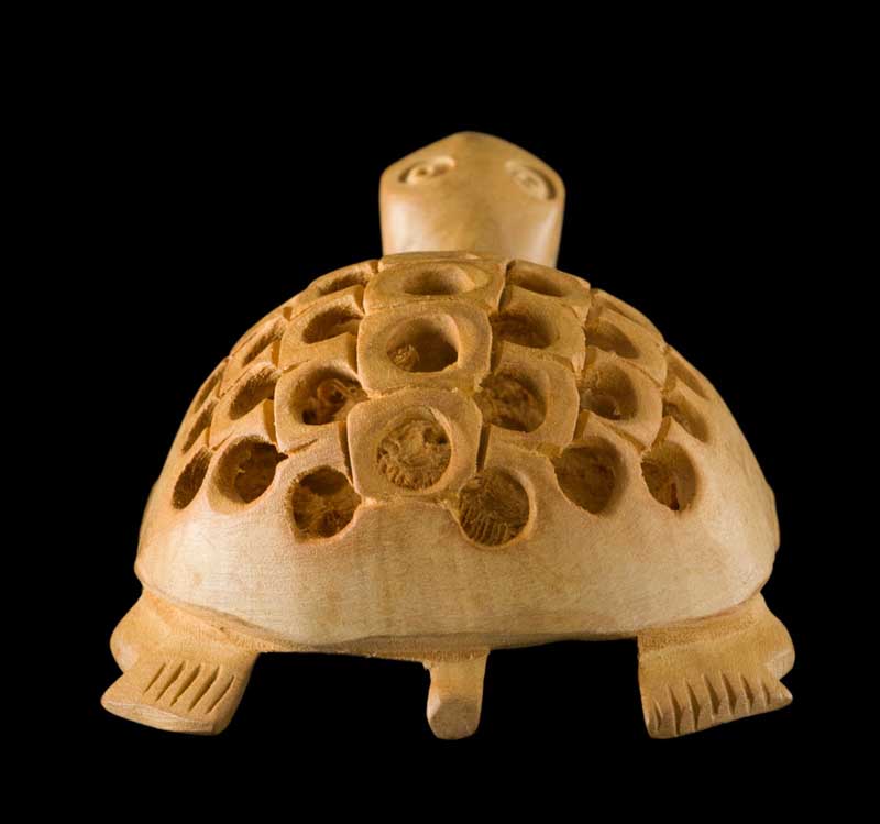 STATUETTE MARMOTTE ANIMAL En Bois Sculpte Original Deco Montagne Chalet