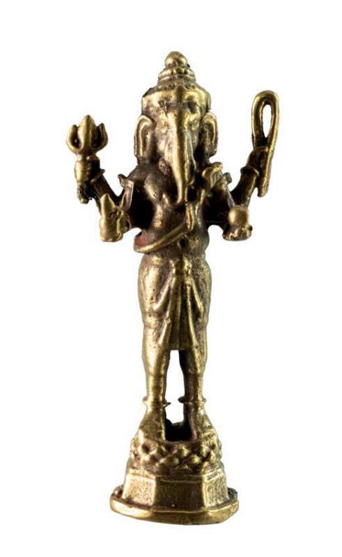 Statue Dieu Indra En Laiton – Figurine Décorative Traditionnelle Aone