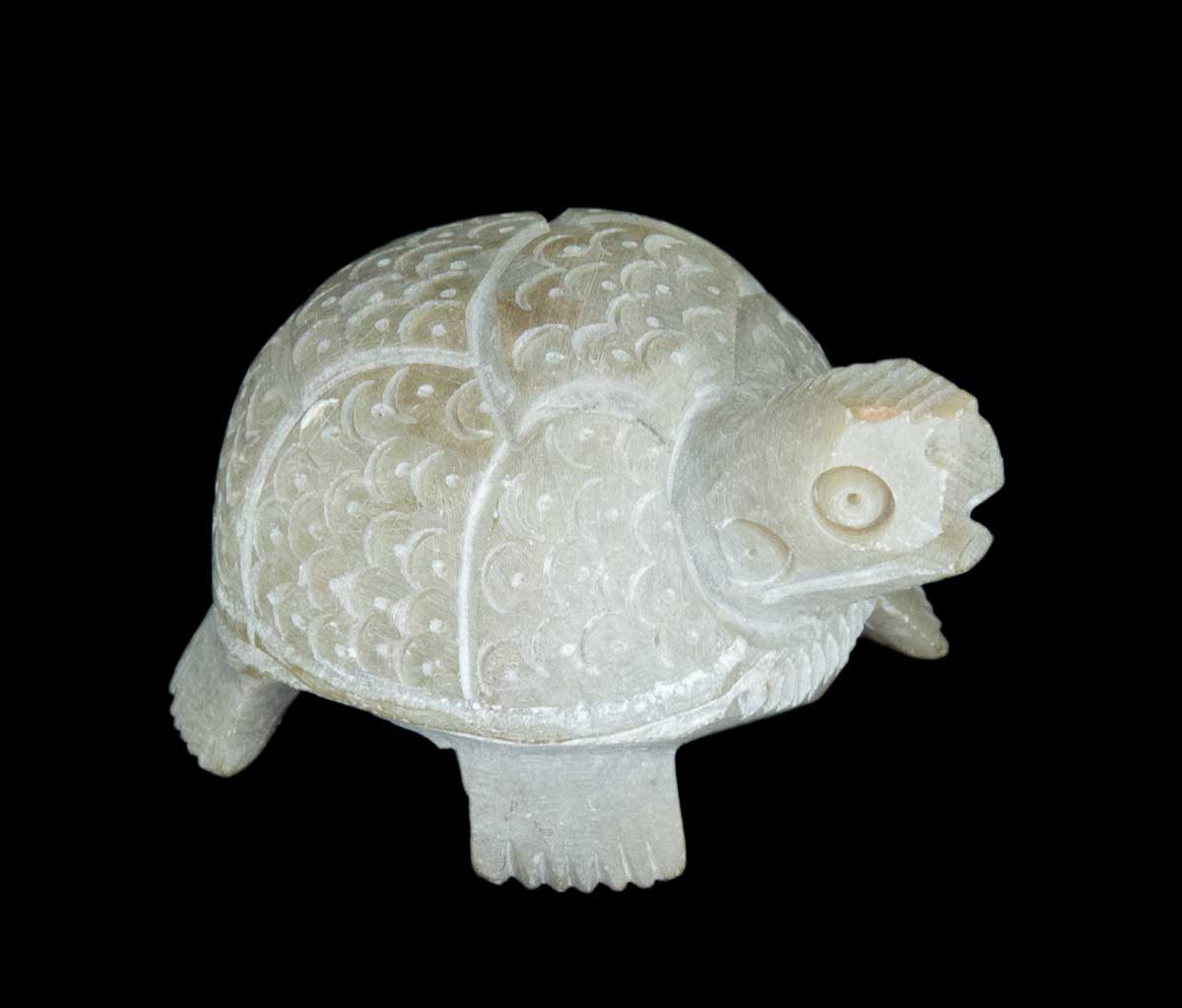 Ancienne Tortue En Cristal De Roche (1) - Cristal De