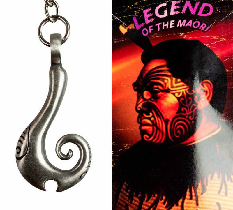 Hei Matau Hameçon Maori 5cm - Bijou Sac Porte-Clés Ethnique