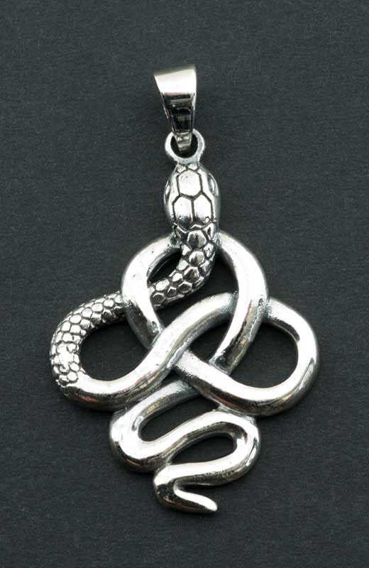 Pendentif Serpent Cobra Naja – Argent Sterling 925 Massif, 4,7 Gr, Tibet