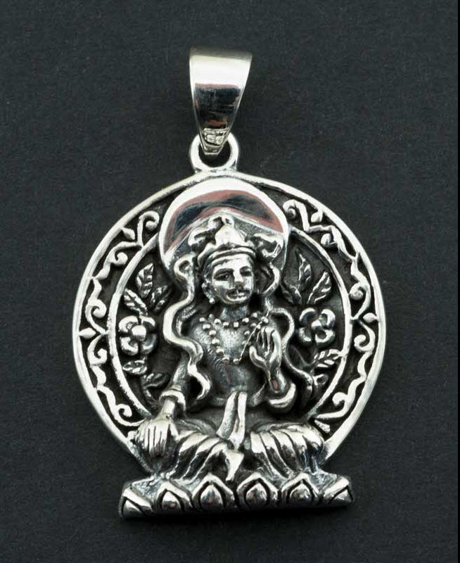 Argent 925 Pendentif Bouddha Argent Massif Pendentif Bouddha