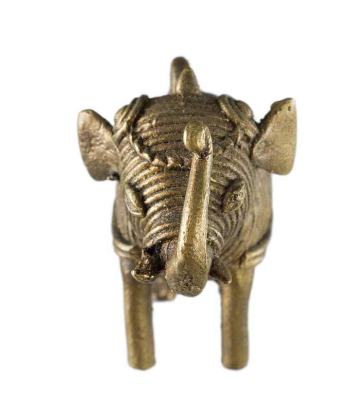 Figurine éléphant Dhokra En Laiton Fait Main – Décoration Intérieure Style Antique