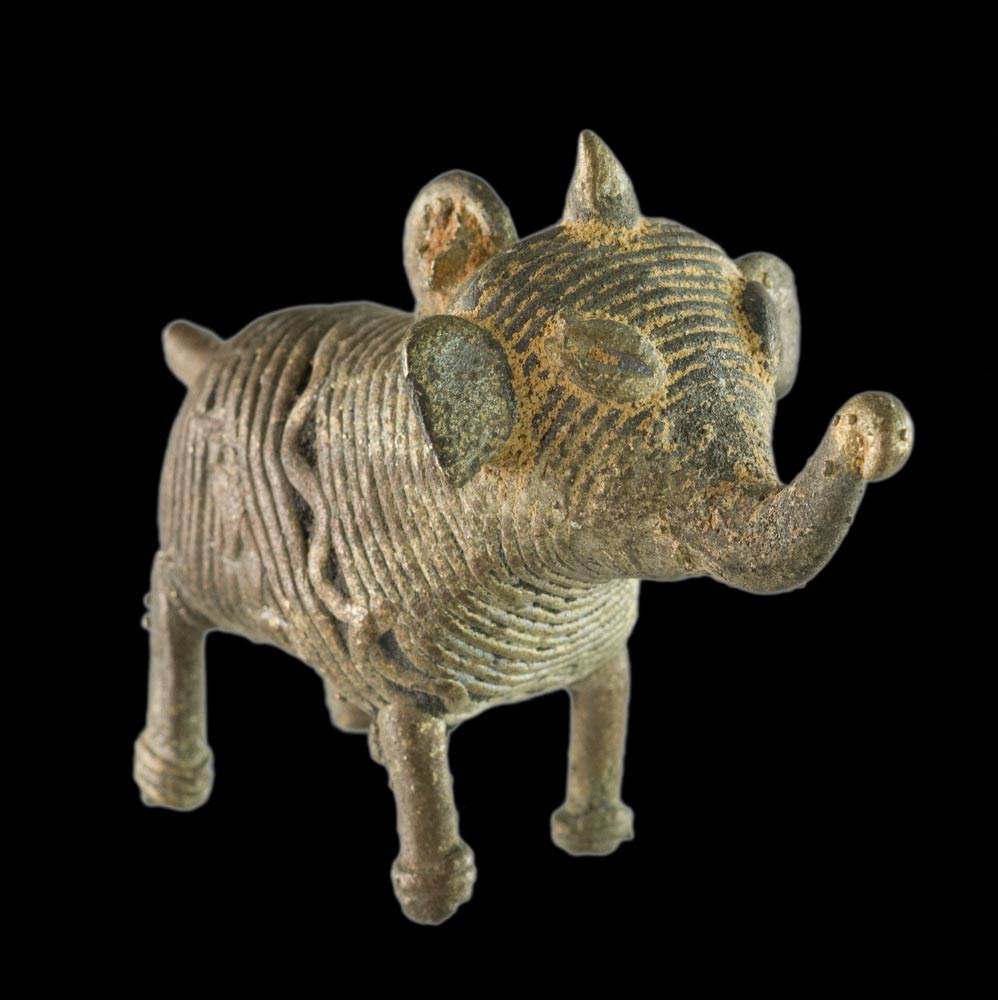 Statuette d'éléphant Art tribal Bastar Figurine Dhokra Inde