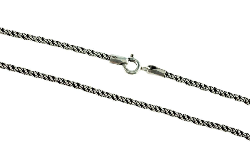 Chaîne Fine maille Palmier | Argent 925 | 60 cm | 2.2 mm - Homme Femme