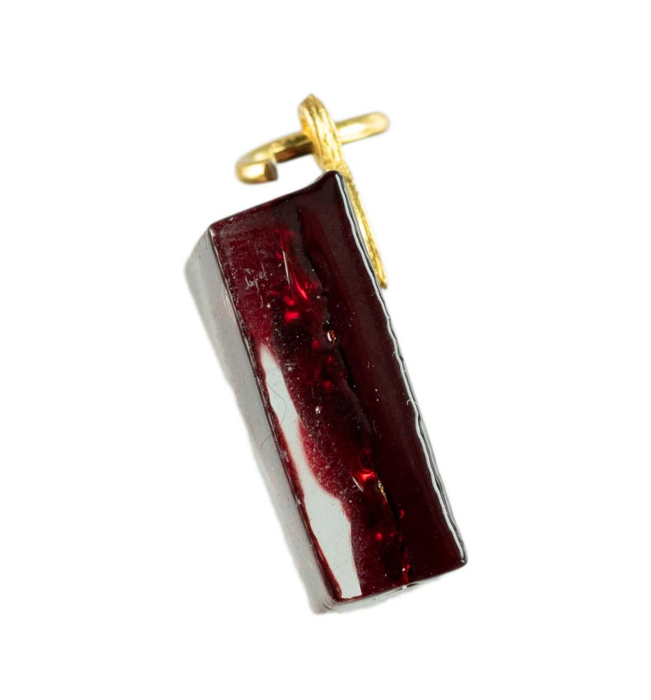 Bracciale rosario con grani rosa in vetro di Murano - grani tondi 5 mm