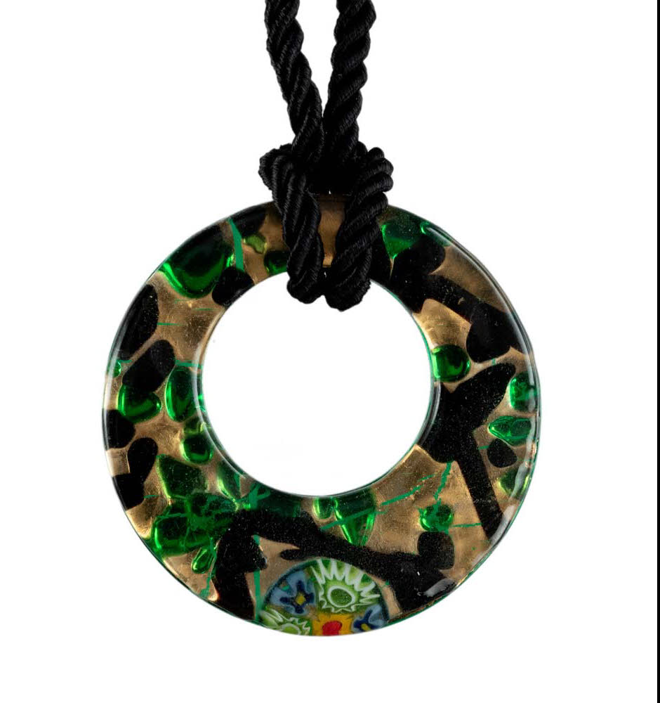 Collier chaine serpent couleur argent perles en cage bijou vintage fashion 5823