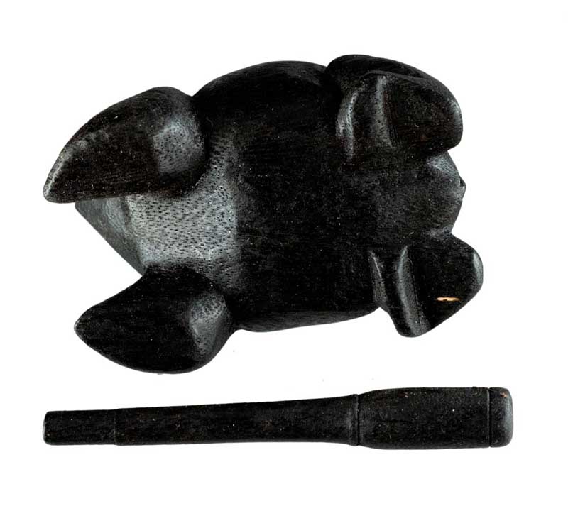 Grenouille Guiro en bois Origine Asie du SudEst