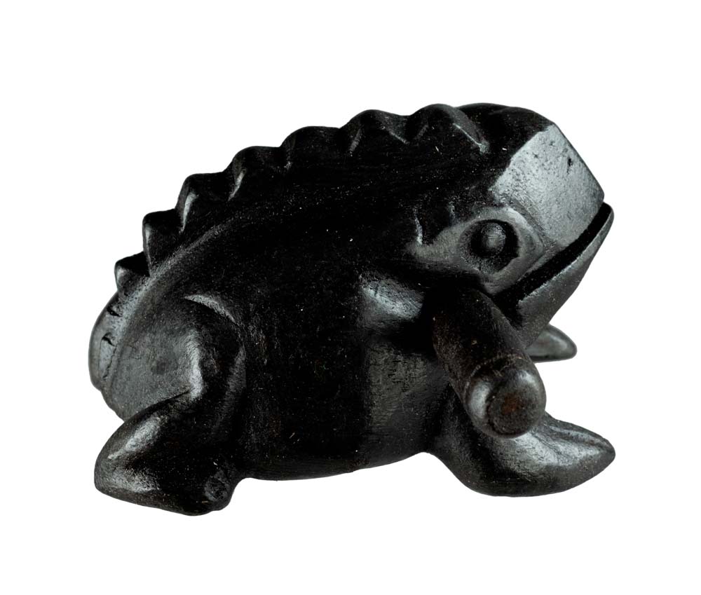 Grenouille Guiro en Bois 9 cm Instrument de Musique Asie SudEst