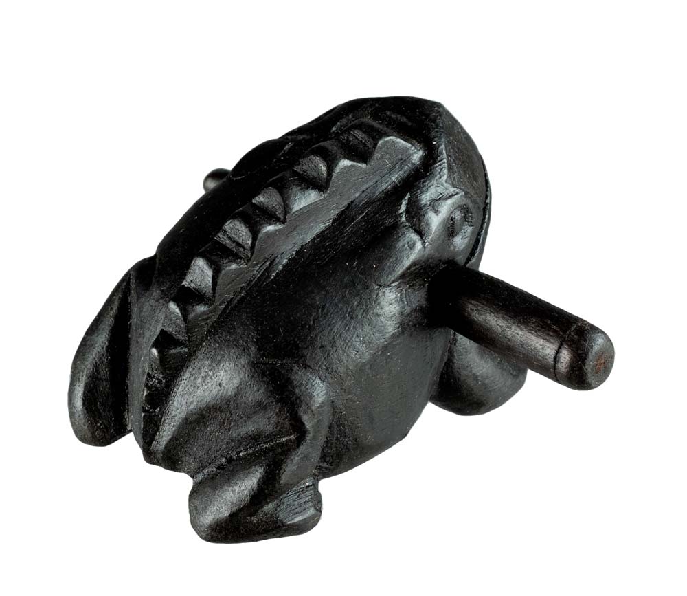 Grenouille Guiro en Bois 9 cm Instrument de Musique Asie SudEst