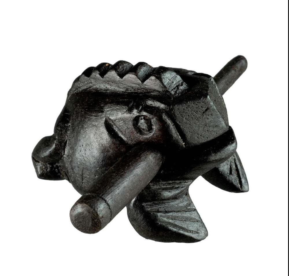 Grenouille Guiro en bois Instrument de musique Asie Peterandclo