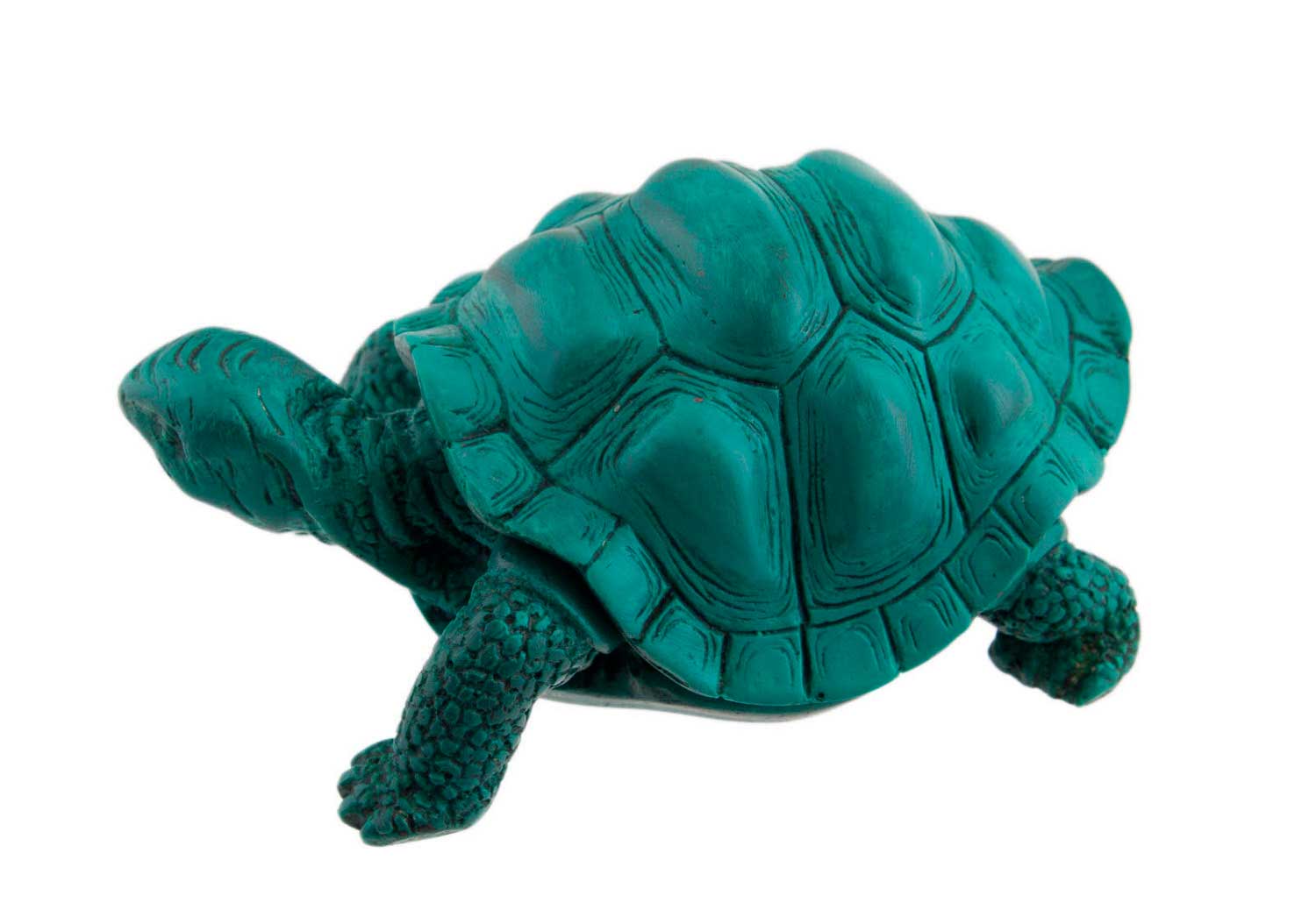 Boîte de bibelot tortue dorée décorée avec des cristaux de - France