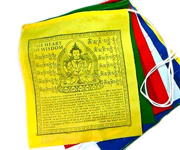 Signification et Origines du Drapeau de Prière tibétain