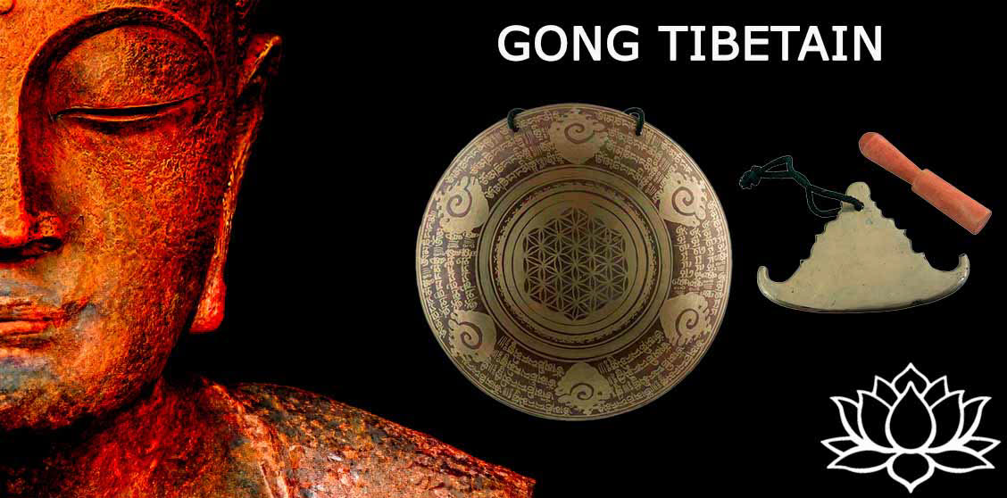 Gong tibétain - Artisanat du Népal - Méditation Bouddhiste