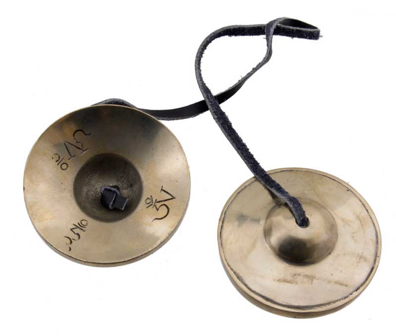 Cymbales Tingsha tibétaines 70mm Tibet Nepal Top Qualité sonore 25781 MR