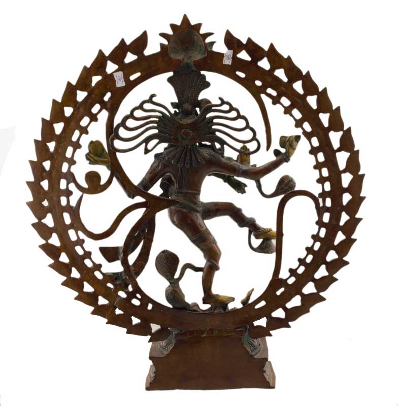 Shiva, Dieu Hindou De La Connaissance Universel, H 21 Cm