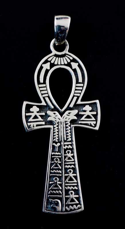 Pendentif Croix de vie egyptienne Ankh Argent 925 6g-Bijoux Egypte K5 25398 