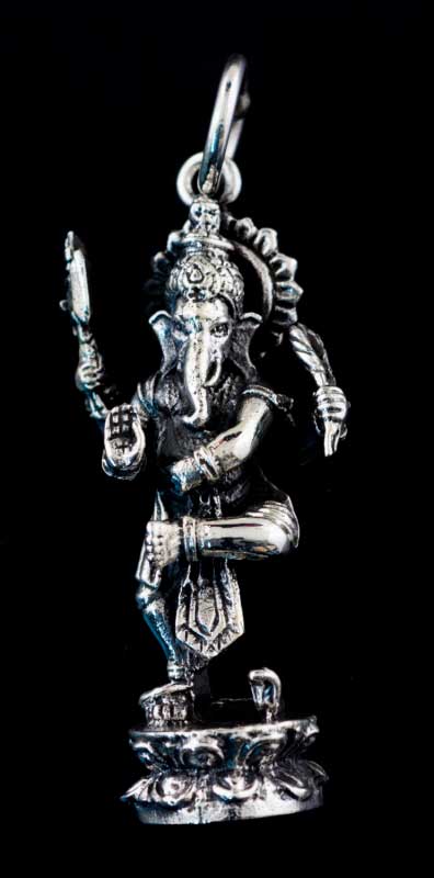 St59 Statue Ganesh Signes Auspicieux du Bouddhisme Astamangala, le dieu hindou à la tête d'éléphant. Deco hindou, Ganesh