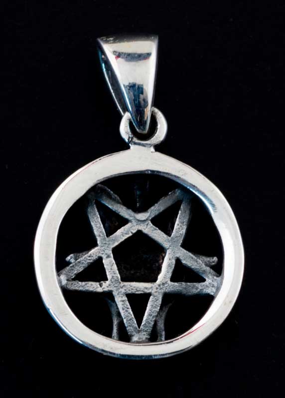 Pendentif Pentagramme Argent Bruni 925 – Chaîne Longue Ésotérique