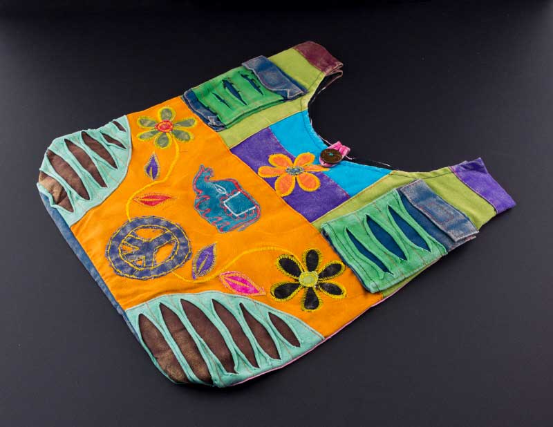 Sac besace bandoulière Hippie baba cool gibecière Bobo-Peace -1416