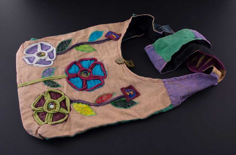 SAC BESACE BANDOULIERE Hippie Baba Cool Gibeciere-Peace Love -6246 - SAC9G EUR 14,99 - FR