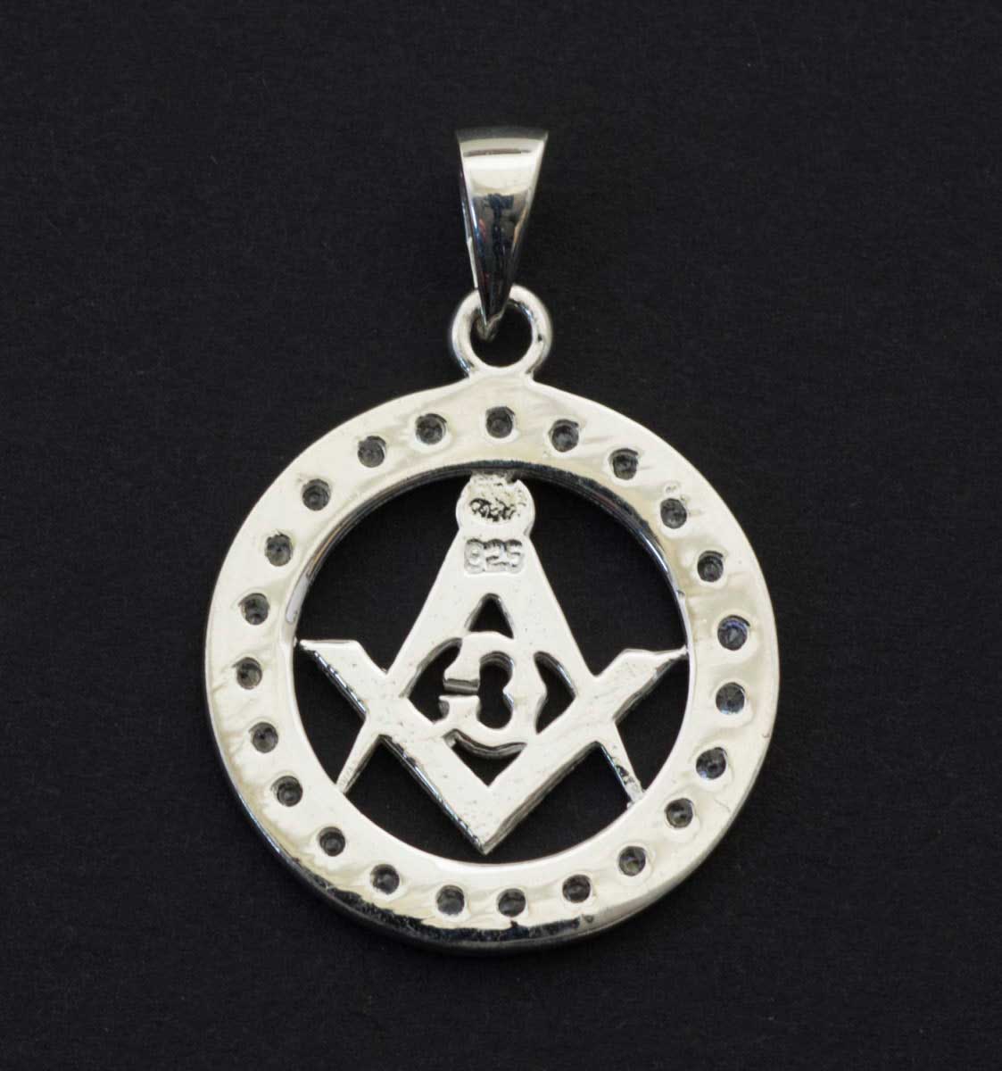 Jewelry - Pendentif Franc-Maçonnerie Losange Acier Or - 26,90